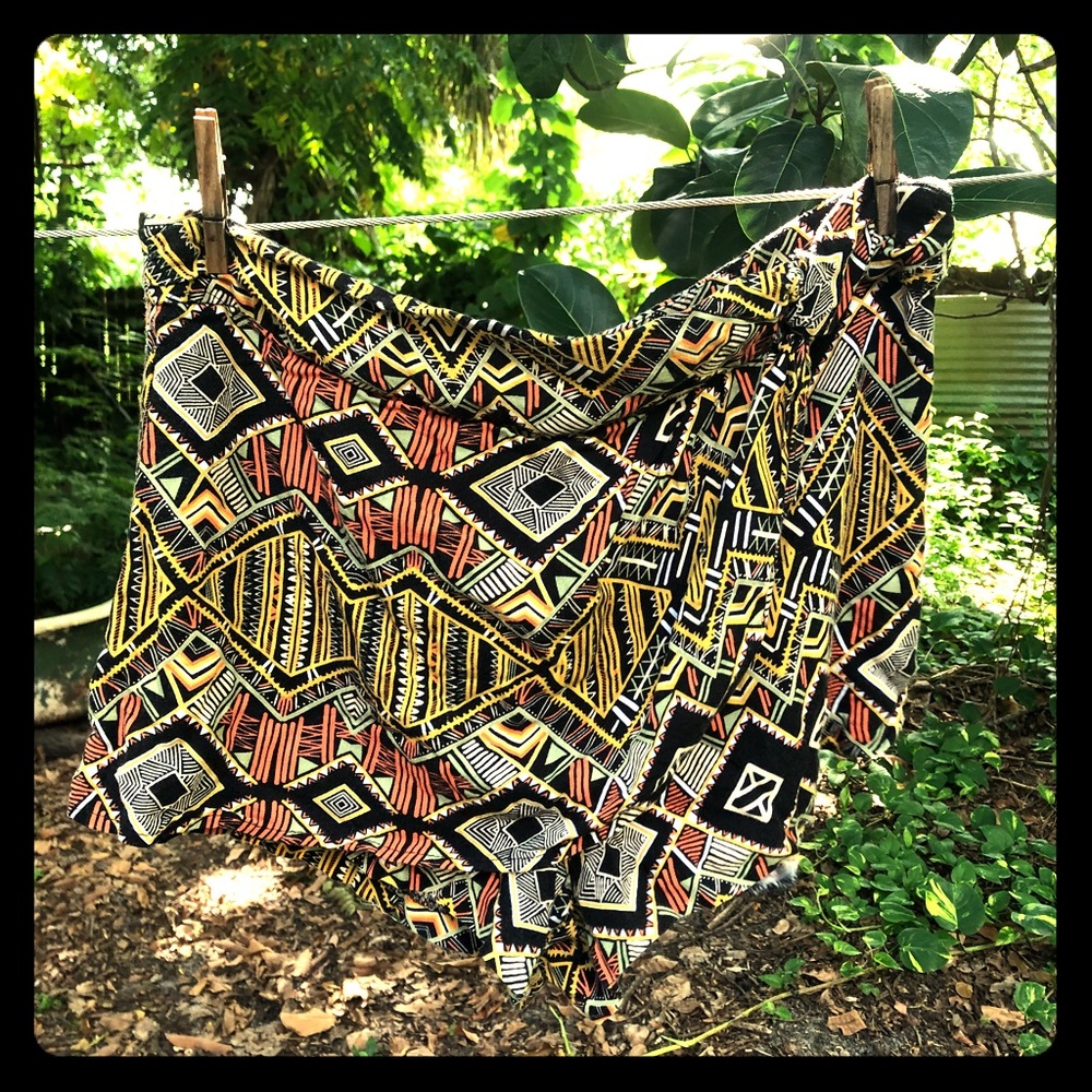 Tribal Print Skort